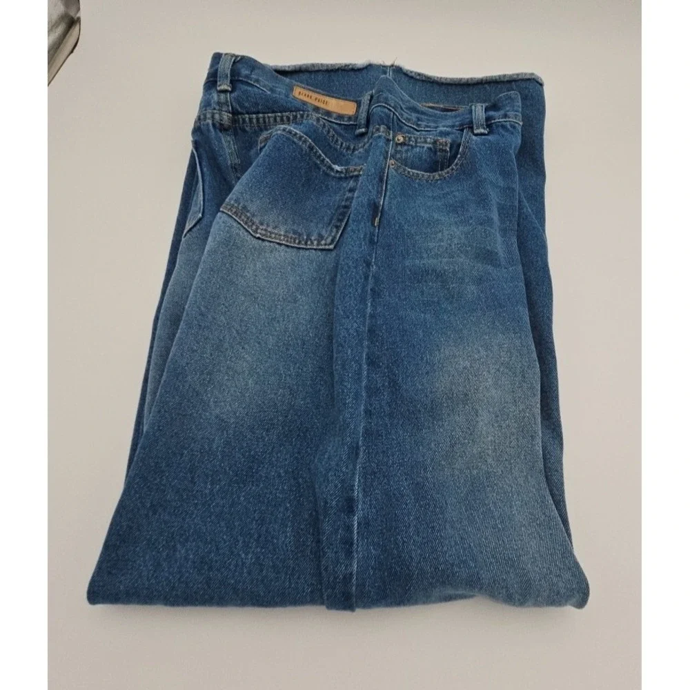 Blank PAIGE Denim Collection High‎ Rise Wide Leg 32 Inch BelL Jeans W/Large *EUC